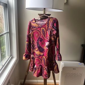 Lands End Paisley Dress